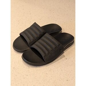 Olukai Mens Maha Olu Slide Sandal Size 10 US / 43 EU Cushion Recovery Black